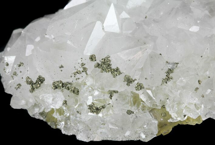 Quartz, Fluorite and Pyrite Crystal Association - Morocco #61432